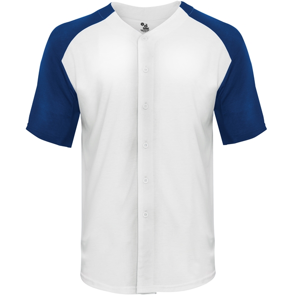 Item #495000 Tri-Blend Full Button Tee