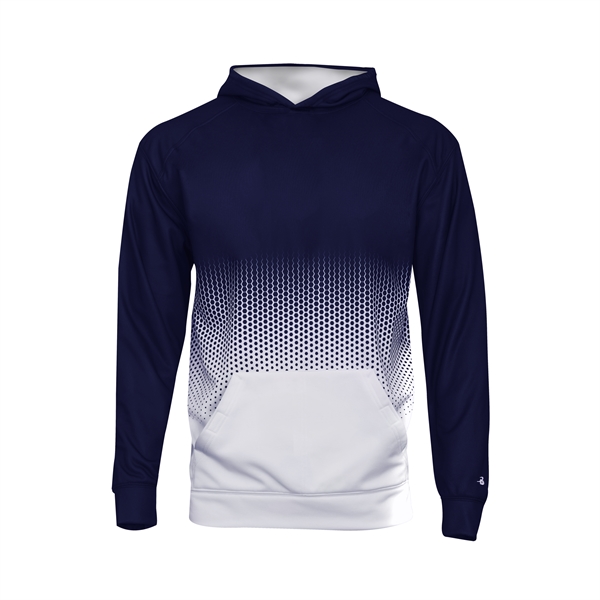 Hex 2.0 Perf. fleece youth hood.... from ASI 37461 Augusta Sportswear