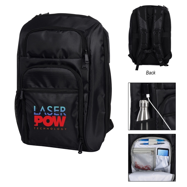 RFID laptop backpack and briefcase with several pockets and added features... from ASI 61125 Hit Promotional Products / Hit®