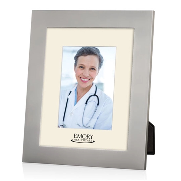 Banks Frame - Brushed Silver/Crimson 5"x7"... from ASI 84592 St Regis Group