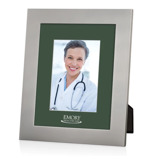 Banks Frame - Brushed Silver/Crimson 5"x7"... from ASI 84592 St Regis Group