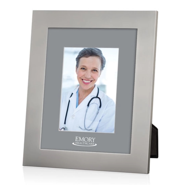 Banks Frame - Brushed Silver/Crimson 5"x7"... from ASI 84592 St Regis Group