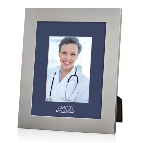 Banks Frame - Brushed Silver/Crimson 5"x7"... from ASI 84592 St Regis Group