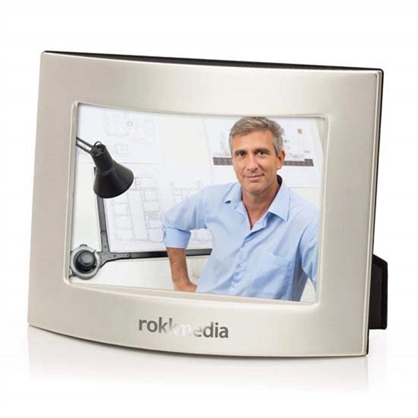 Marcela Frame - Satin Silver available in three sizes.... from ASI 84592 St Regis Group