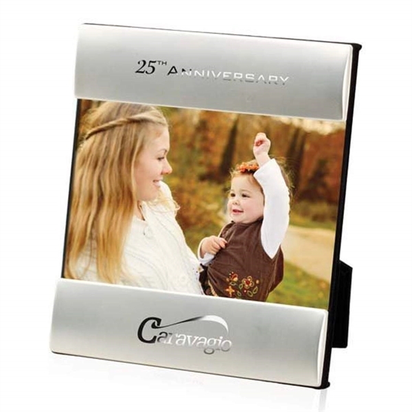 Sleek satin silver rounded borders frame.... from ASI 84592 St Regis Group