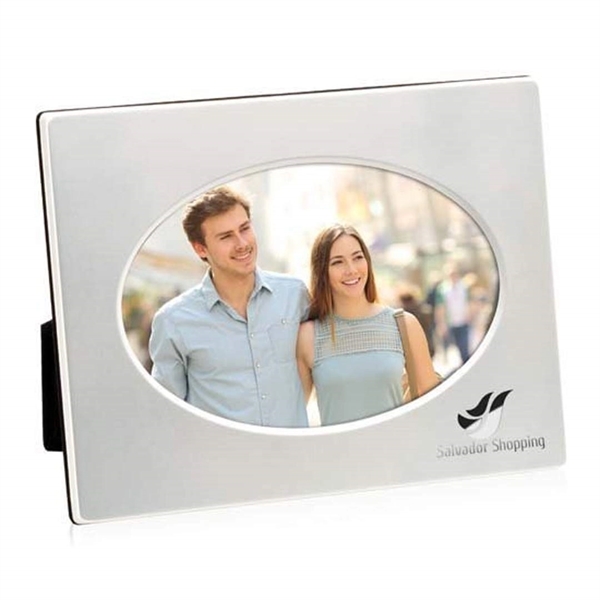 Satin silver frame with oval opening.... from ASI 84592 St Regis Group