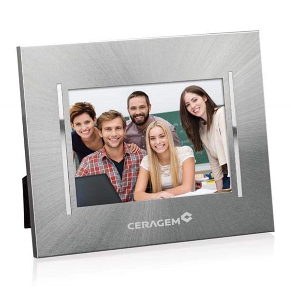 Brushed silver with bright silver inserts frame.... from ASI 84592 St Regis Group