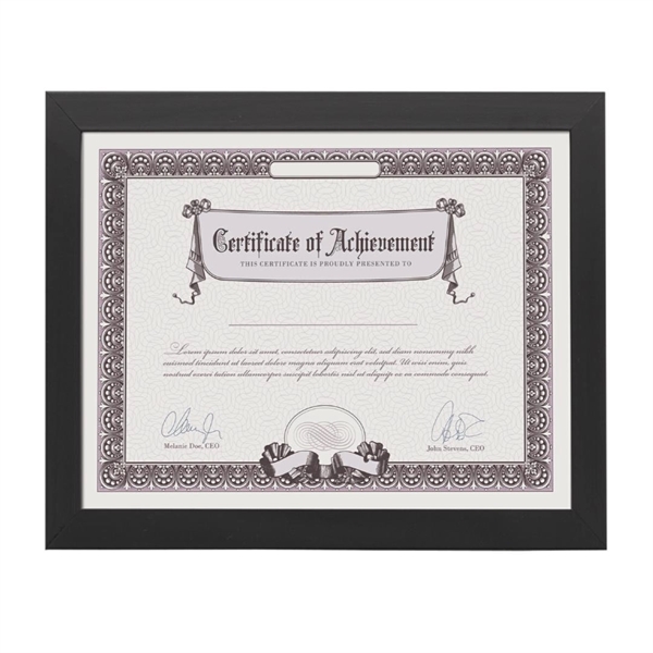 Towcester Certificate Holder - Black 8 1/2"x11"... from ASI 84592 St Regis Group / St Regis
