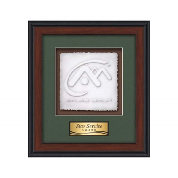 Cast Paper award framed in our exquisite Jasper molding with your... from ASI 84592 St Regis Group