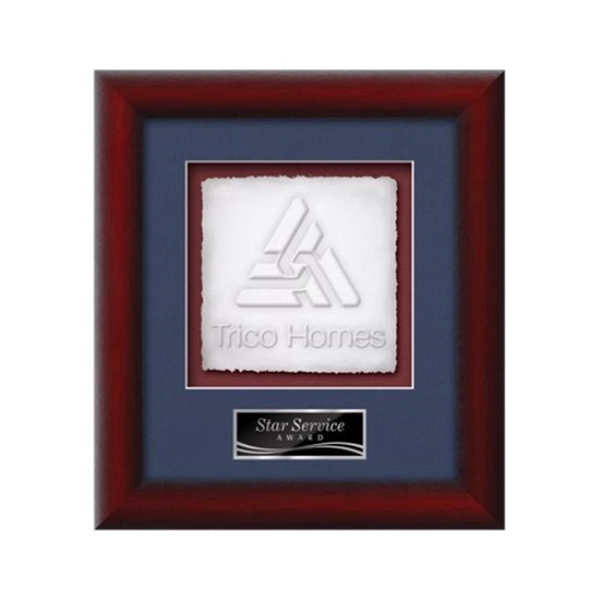 Cast Paper award framed in our exquisite Eco molding with your... from ASI 84592 St Regis Group