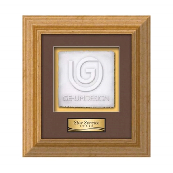 The Terrene Cast Paper Framed Award capitalizes on the organic, delicate... from ASI 84592 St Regis Group