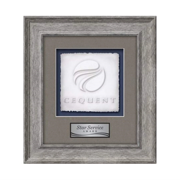 The Calder Cast Paper Framed Award capitalizes on the organic, delicate... from ASI 84592 St Regis Group
