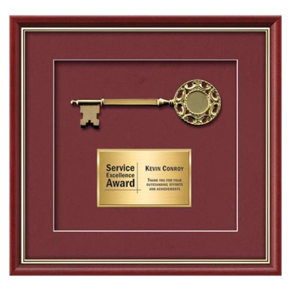 The Baron Key Framed Award features a hand cast, polished and... from ASI 84592 St Regis Group