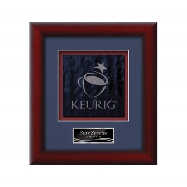 Stained Glass award framed in our exquisite Eco molding with your... from ASI 84592 St Regis Group / St Regis Crystal