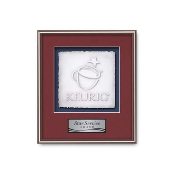 Cast Paper award framed in our exquisite Fenestra molding with your... from ASI 84592 St Regis Group