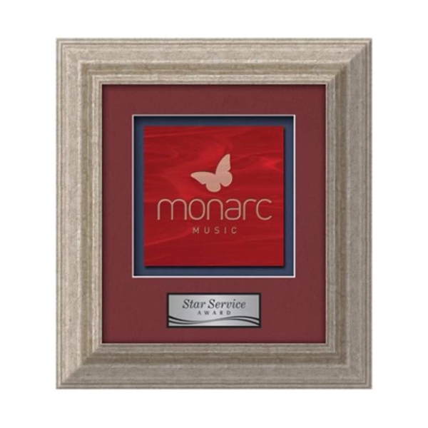 These Stained Glass Framed Awards are inspired by the spectral light... from ASI 84592 St Regis Group / St Regis Crystal