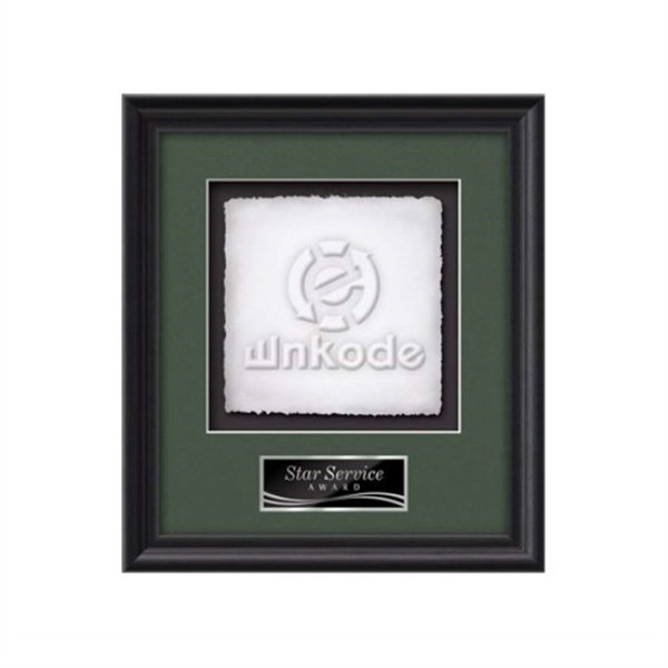 Cast Paper award framed in our exquisite Raven molding with your... from ASI 84592 St Regis Group