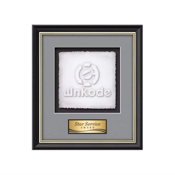 Cast Paper award framed in our exquisite Baron molding with your... from ASI 84592 St Regis Group