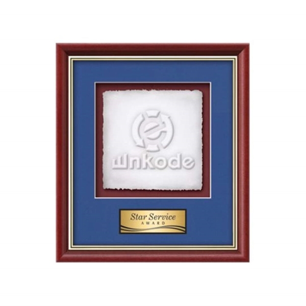 The Baron Cast Paper Framed Award capitalizes on the organic, delicate... from ASI 84592 St Regis Group