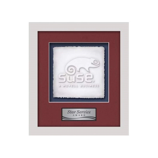 Cast Paper award framed in our exquisite Primrose molding with your... from ASI 84592 St Regis Group