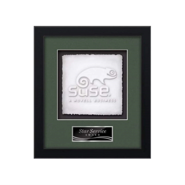 Cast Paper award framed in our exquisite Primrose molding with your... from ASI 84592 St Regis Group