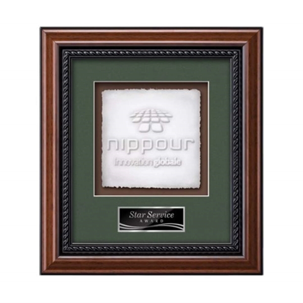 The Deco Cast Paper Framed Award capitalizes on the organic, delicate... from ASI 84592 St Regis Group