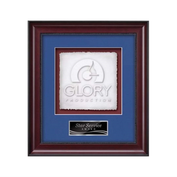 Cast Paper award framed in our exquisite Caprera molding with your... from ASI 84592 St Regis Group