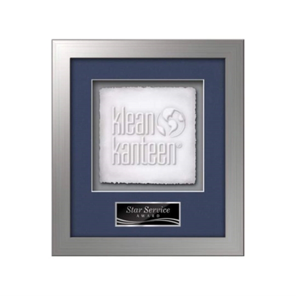 The Eldridge Cast Paper Framed Award capitalizes on the organic, delicate... from ASI 84592 St Regis Group