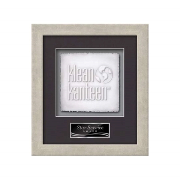 The Eldridge Cast Paper Framed Award capitalizes on the organic, delicate... from ASI 84592 St Regis Group