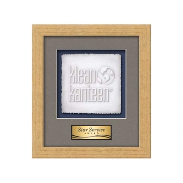 Cast Paper award framed in our exquisite Eldridge molding with your... from ASI 84592 St Regis Group