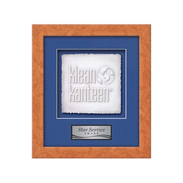 The Eldridge Cast Paper Framed Award capitalizes on the organic, delicate... from ASI 84592 St Regis Group