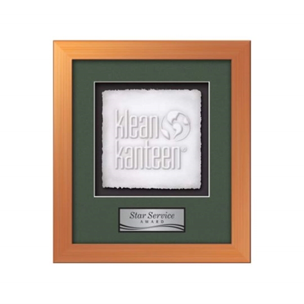 The Eldridge Cast Paper Framed Award capitalizes on the organic, delicate... from ASI 84592 St Regis Group