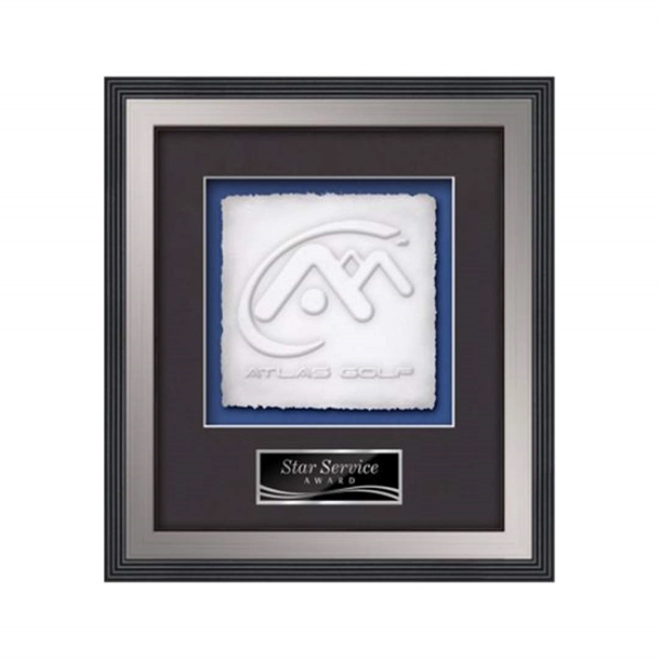 Cast Paper award framed in our exquisite Jasper molding with your... from ASI 84592 St Regis Group