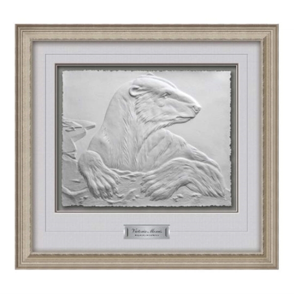 Sculptured Cast Paper Art... from ASI 84592 St Regis Group / St Regis Crystal