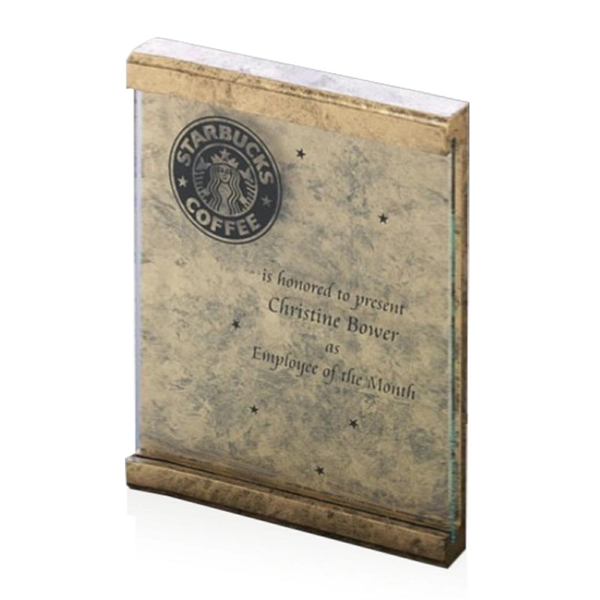 The 9" X 12" Scroll Plaque features MDF backing which is... from ASI 84592 St Regis Group / Prestige Glass