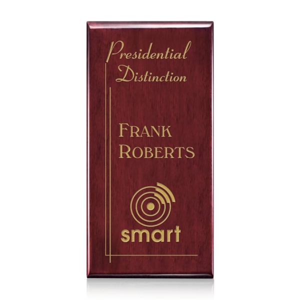 High gloss piano finish wall plaque in rosewood... from ASI 84592 St Regis Group / St Regis