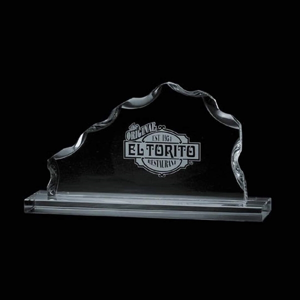 Jade award with chipped and polished edges on a base.... from ASI 84592 St Regis Group / St Regis