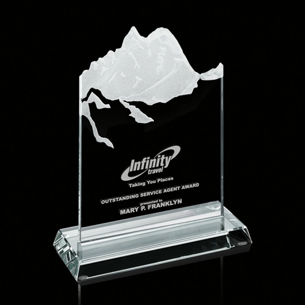 Sculpted Mountain award.... from ASI 84592 St Regis Group / Prestige Glass