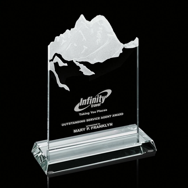 Sculpted Mountain award.... from ASI 84592 St Regis Group / Prestige Glass