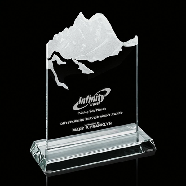Sculpted Mountain award.... from ASI 84592 St Regis Group / Prestige Glass