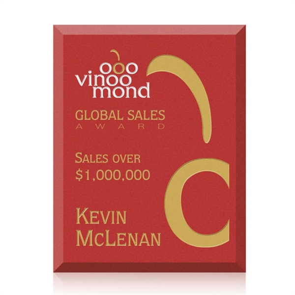 Stunning Glass Plaque... from ASI 84592 St Regis Group / St Regis