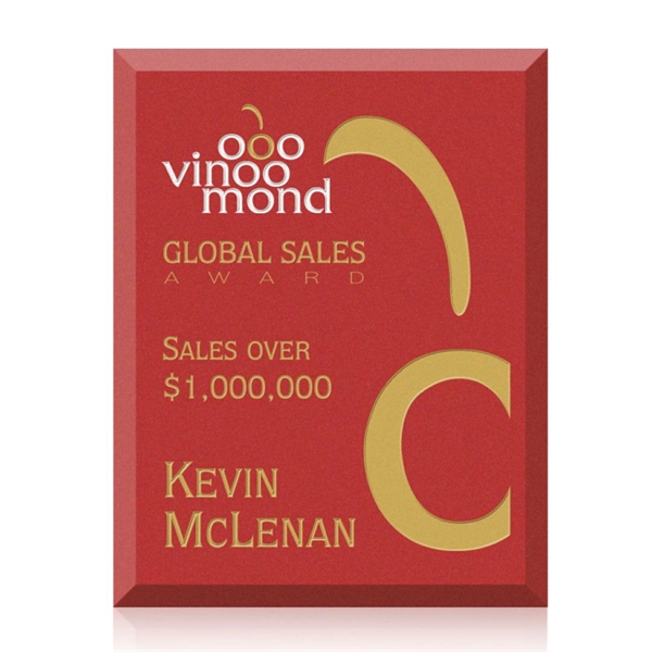 Stunning Glass Plaque... from ASI 84592 St Regis Group / St Regis