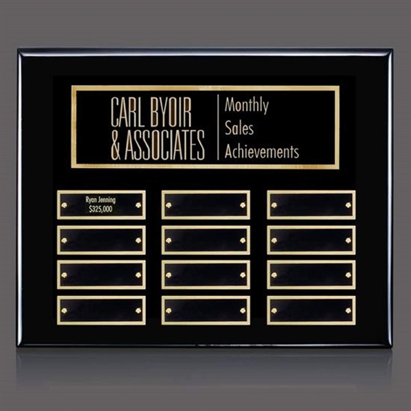 High-Gloss Piano Finish Plaque... from ASI 84592 St Regis Group / St Regis