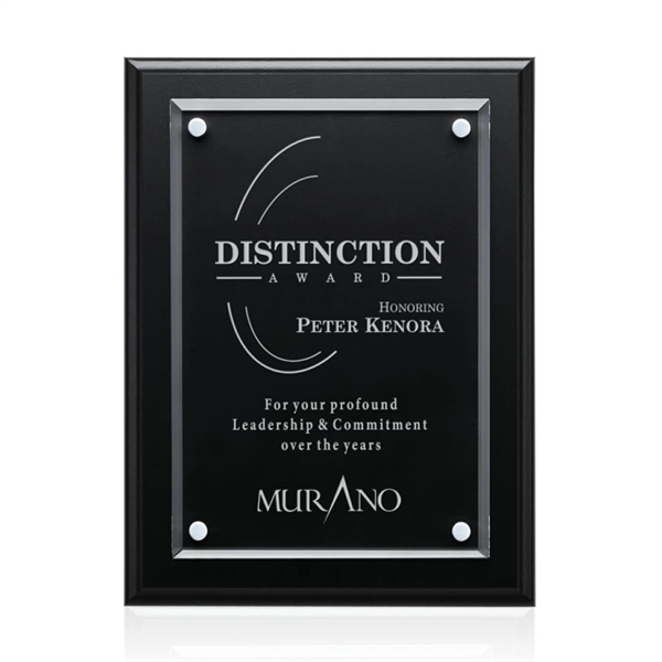 The crystal center plate of the Ulster features precisely beveled edges... from ASI 84592 St Regis Group / St Regis