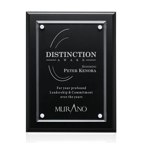 The crystal center plate of the Ulster features precisely beveled edges... from ASI 84592 St Regis Group / St Regis