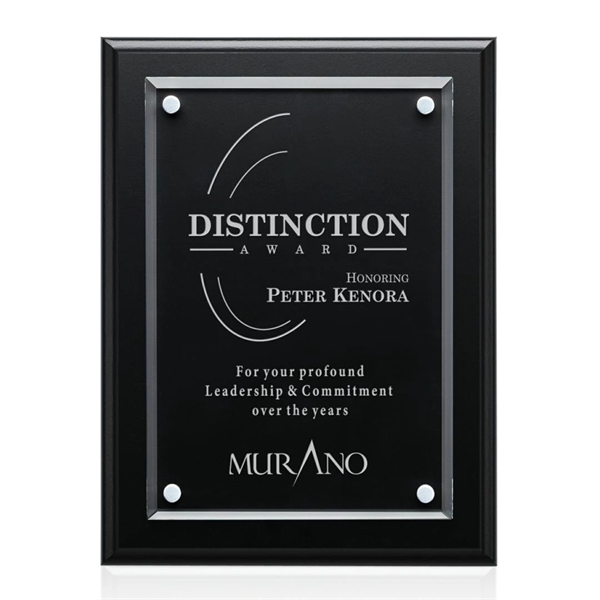 The crystal center plate of the Ulster features precisely beveled edges... from ASI 84592 St Regis Group / St Regis