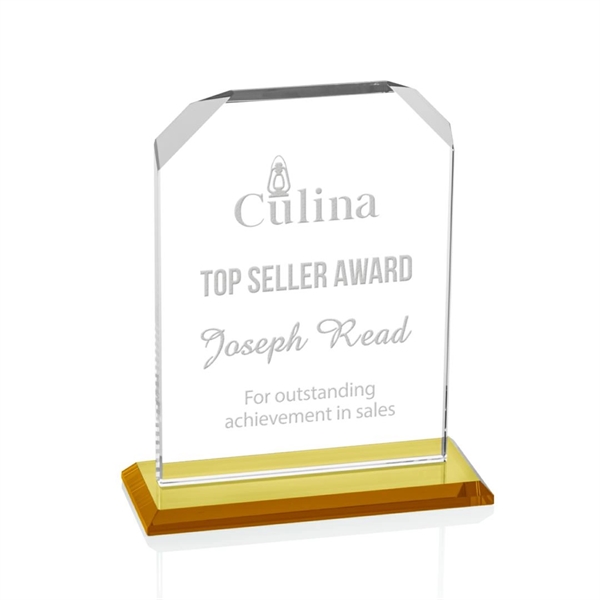 Our extraordinary beveled Starfire Waterford award is combined with amber optical... from ASI 84592 St Regis Group / St Regis