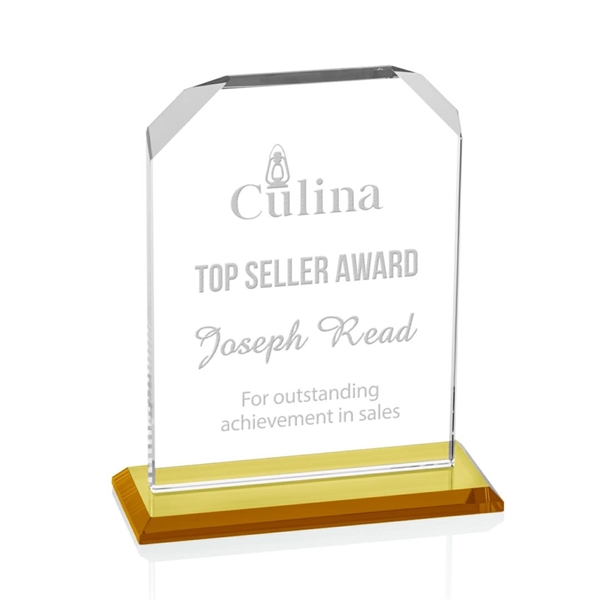 Our extraordinary beveled Starfire Waterford award is combined with amber optical... from ASI 84592 St Regis Group / St Regis