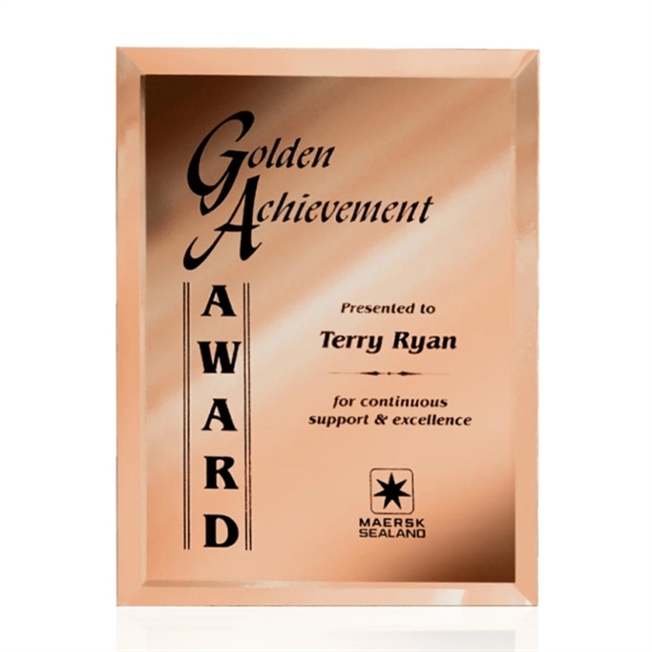 Wall hanging, beveled copper mirror plaque.... from ASI 84592 St Regis Group / St Regis