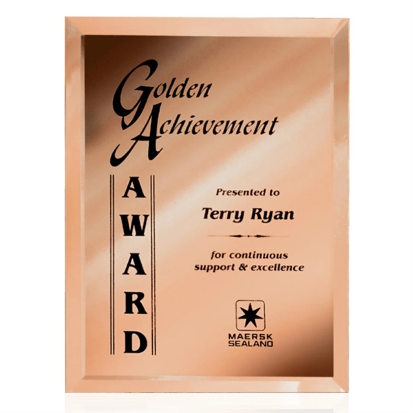 Wall hanging, beveled copper mirror plaque.... from ASI 84592 St Regis Group / St Regis